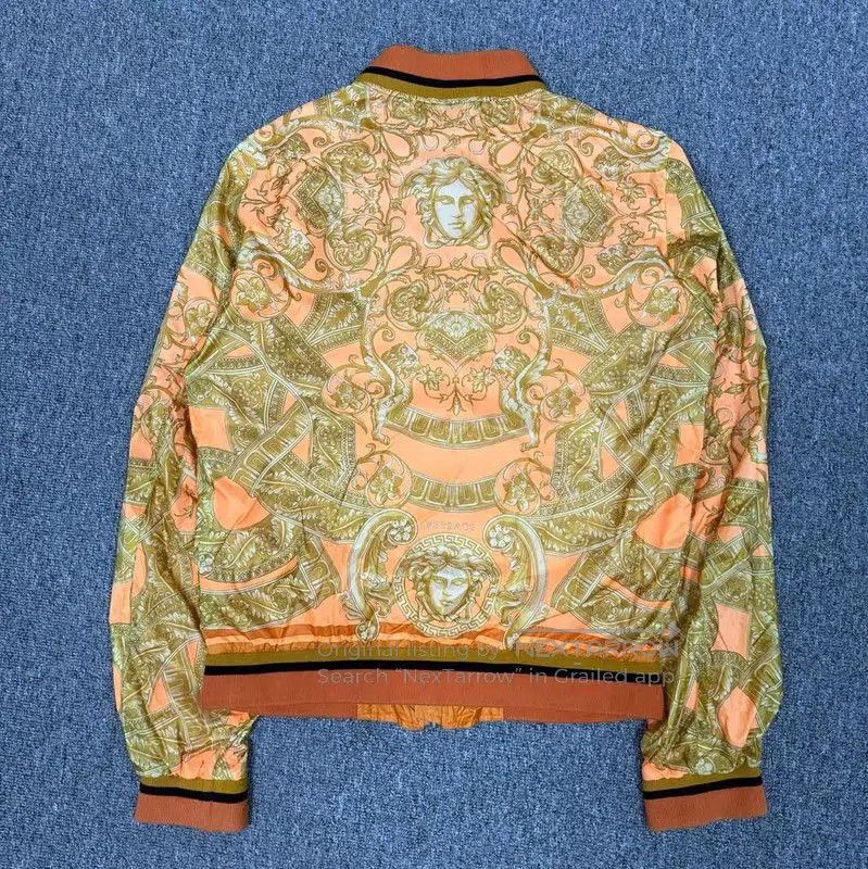 Other Versace Multicolor Cotton Blend Bomber Jacket . Size US L / EU 52-54 / 3 - 2 Thumbnail