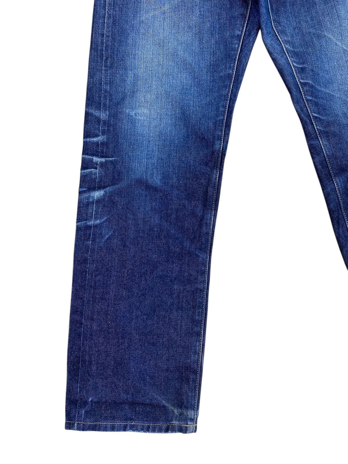 Uniqlo Uniqlo X Selvedge Whiskers Faded Wash Style Straight Jeans Size US 33 - 5 Thumbnail