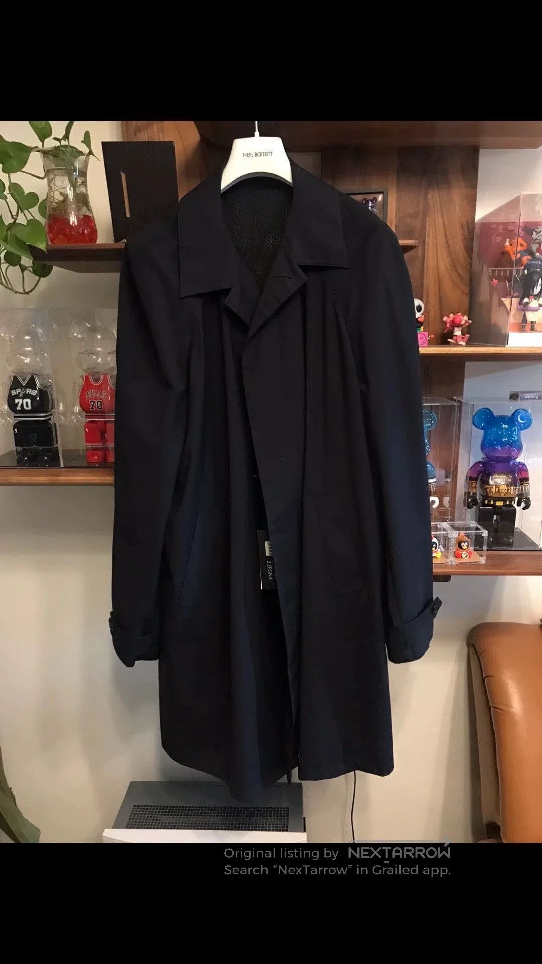 Other Black Long Coat Size L. Size US L / EU 52-54 / 3 - 1 Thumbnail