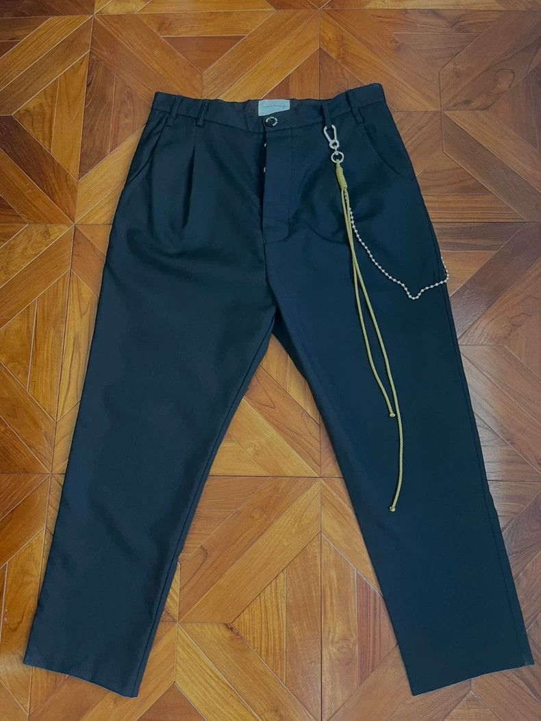 Song For The Mute Song For The Mute pleated tapered pant Size US 34 / EU 50 - 1 Thumbnail
