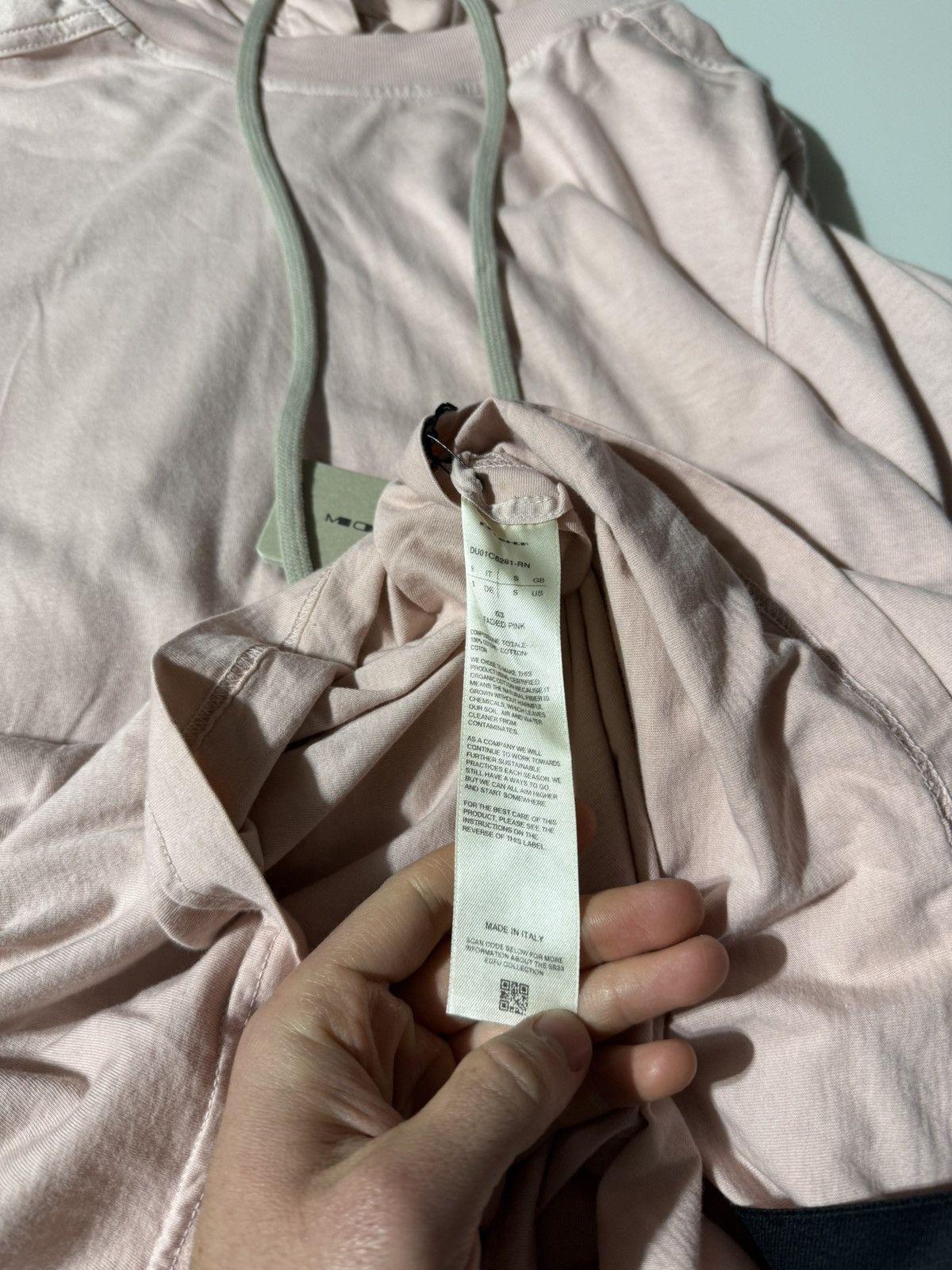 Rick Owens × Rick Owens Drkshdw Pink Hustler Layer Hoodie Size US S / EU 44-46 / 1 - 4 Thumbnail