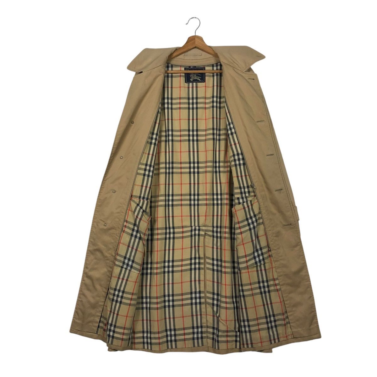 Burberry × Vintage 🔥VINTAGE LONG JACKET BURBERRYS NOVA CHECK BLANKET LINING Size US M / EU 48-50 / 2 - 14 Thumbnail
