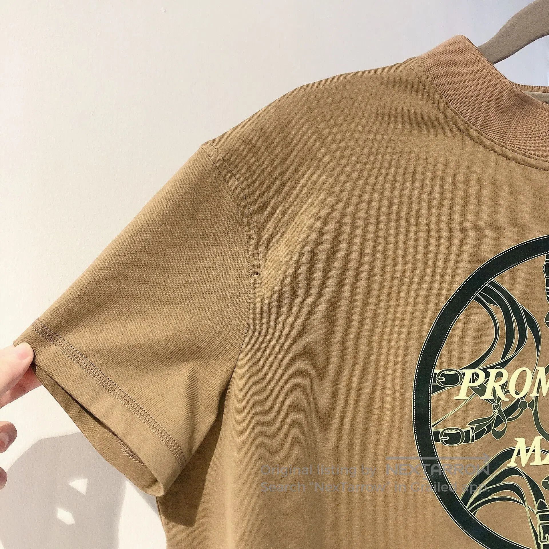 Hermes HERMES Round Neck Stamp Print T-Shirt. Size US XS / EU 42 / 0 - 4 Thumbnail