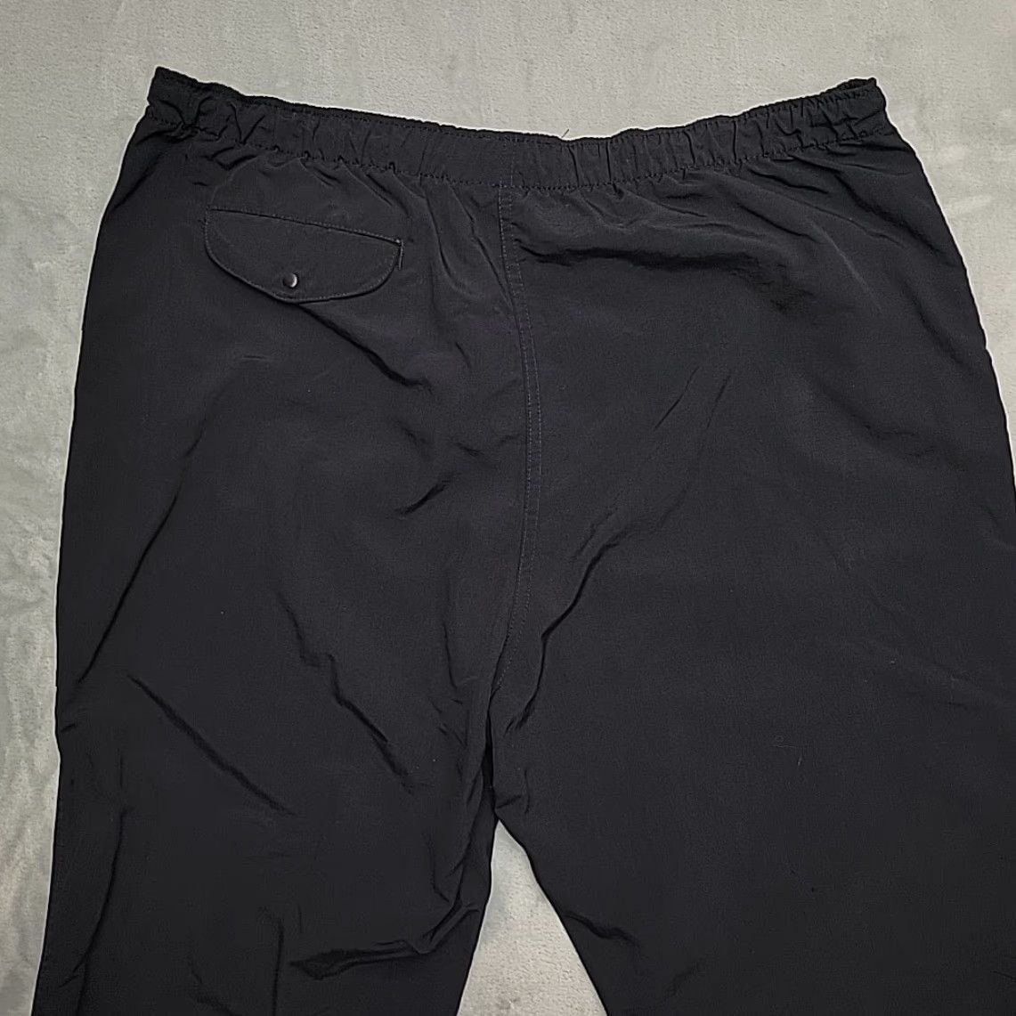 Lands' End VINTAGE Lands' End Track Pants Womens 18 Black Windbreaker Jogger USA Y2K Size 40" / US 18 - 8 Thumbnail