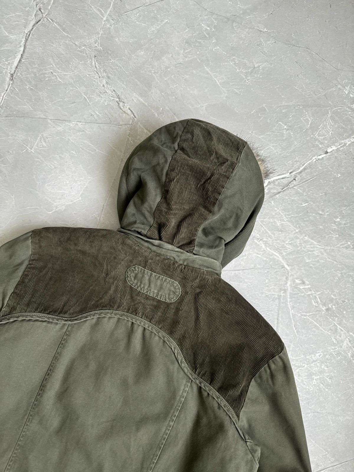 Japanese Brand 00s Fur Hood Corduroy Bomber Jacket Ifsixwasnine Japan style Size L / US 10 / IT 46 - 15 Thumbnail