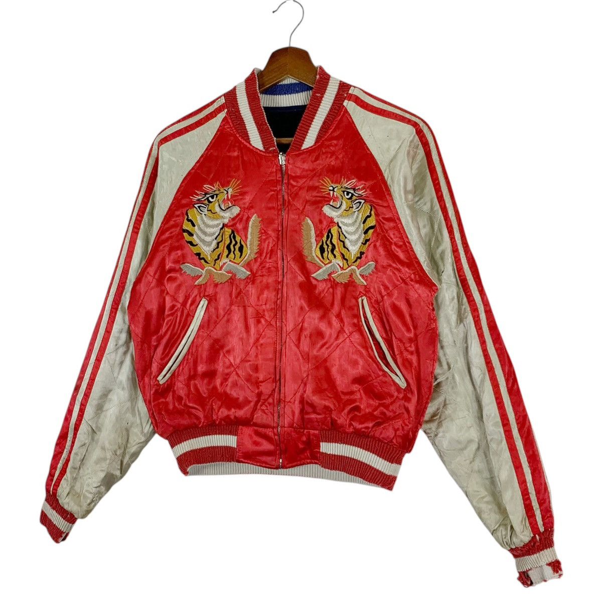 Japanese Brand Vintage Sukajan Tiger Japan Souvenir Reversible Jacket Size US M / EU 48-50 / 2 - 3 Thumbnail