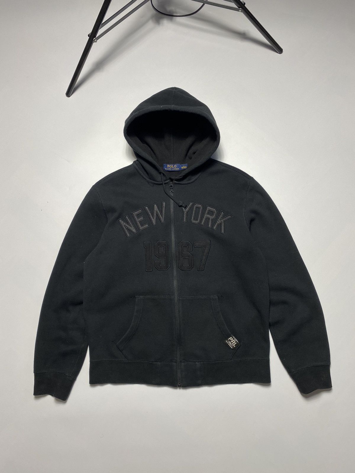 Ralph Lauren Polo Ralph Lauren New York big logo zipper zip hoodie ...