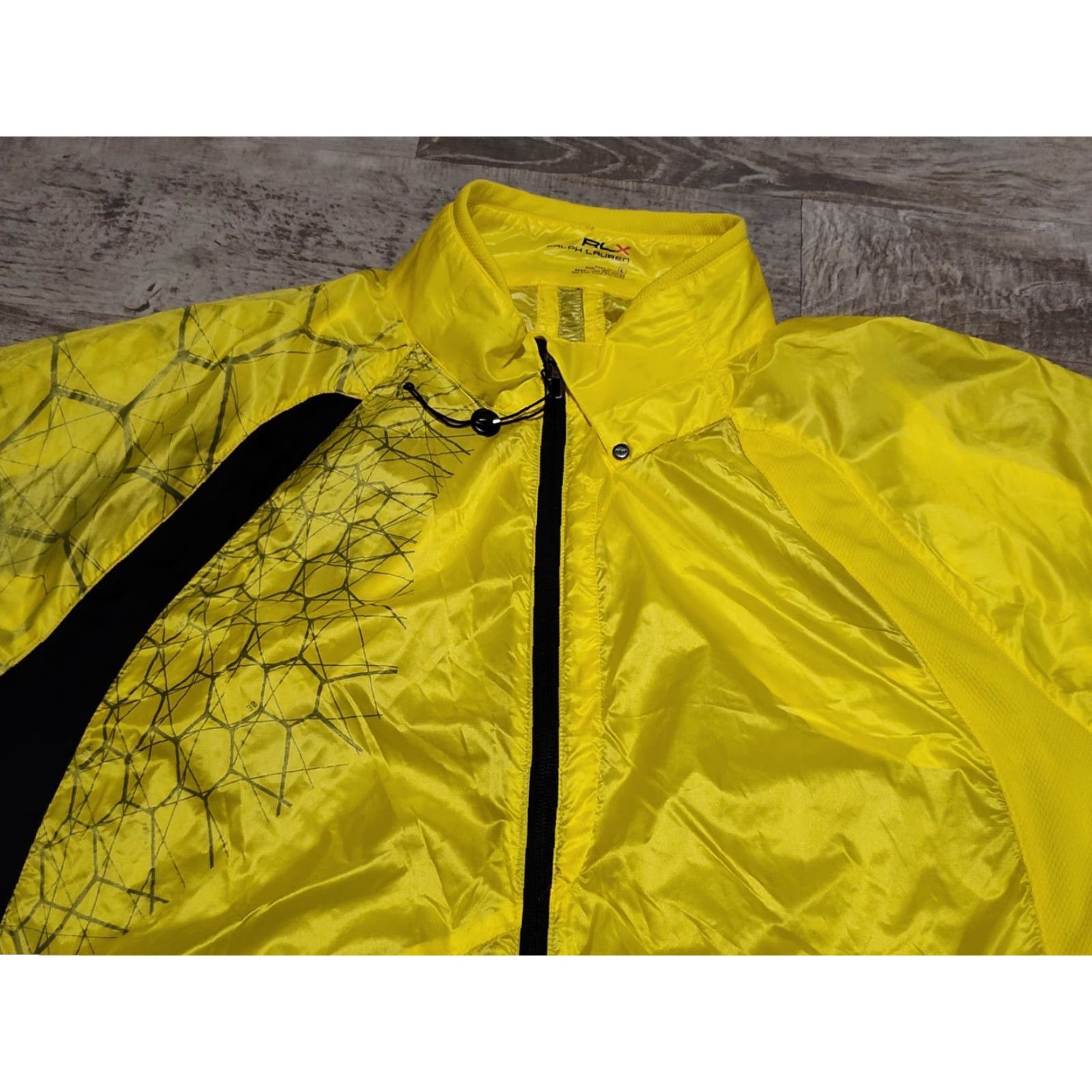 Vintage VINTAGE RLX Ralph Lauren Polo Sport Technologies Cycling Jacket L Bright Yellow Size US L / EU 52-54 / 3 - 7 Thumbnail