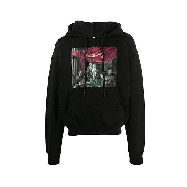 Off-White Off-White Caravaggio Painting Print Hoodie Size US XS / EU 42 / 0 - 1 Thumbnail