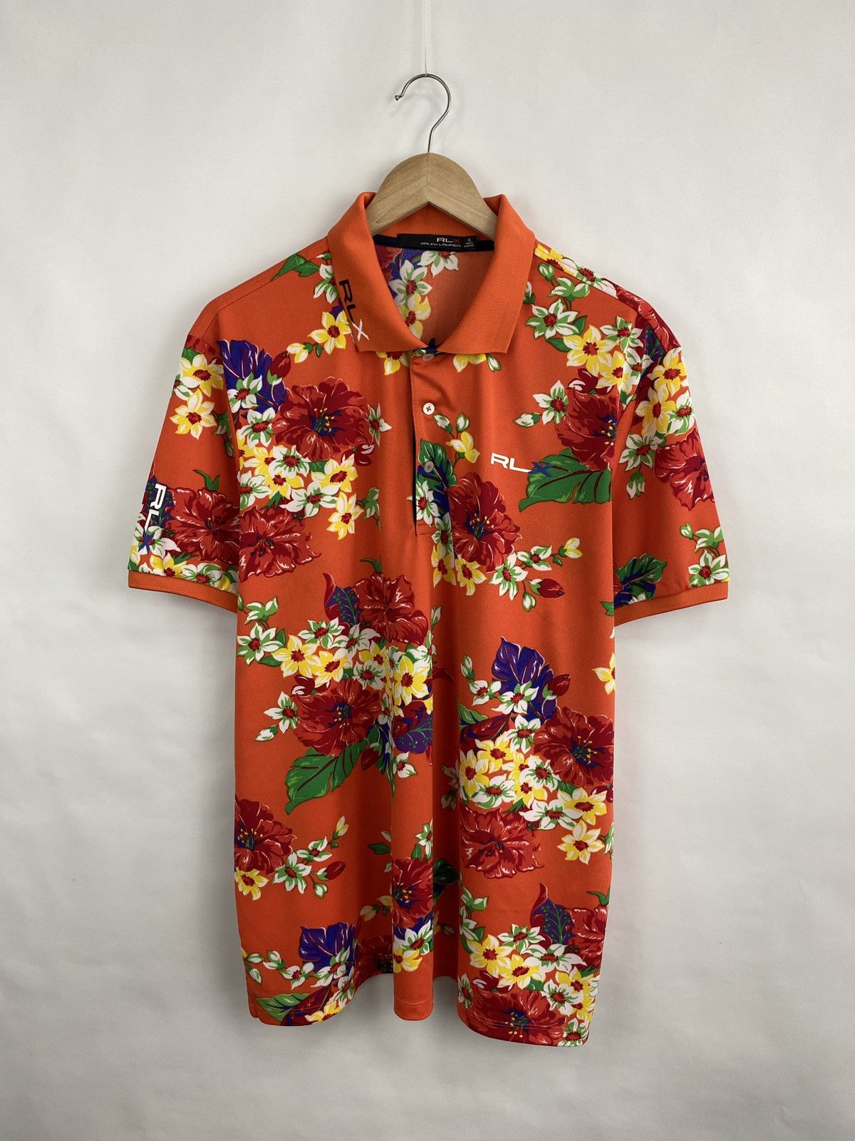 RLX Ralph Lauren 🇺🇸 Polo Ralph Lauren RLX eXtreme Hawaiian Polo T-Shirt Y2K Size US XL / EU 56 / 4 - 3 Thumbnail
