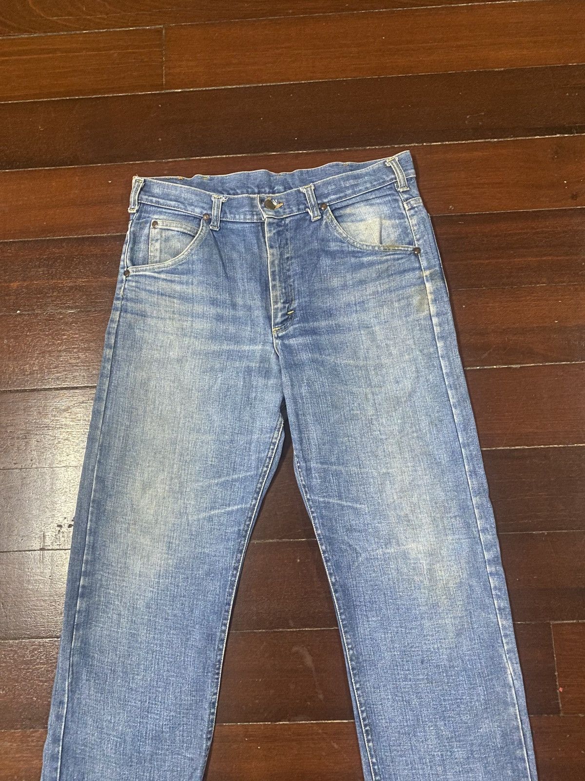 Lee Vintage 60s 70s talon 42 LEE mud wash dirty wash flare Jean Size US 34 / EU 50 - 5 Thumbnail