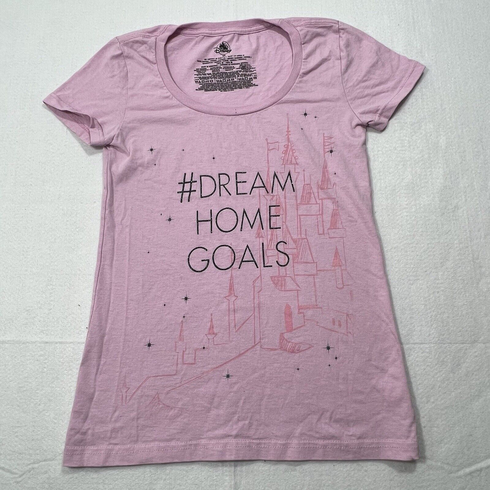 Disney Disney Parks Short Sleeve Dream Home Goals Graphic T Shirt Size XS / US 0-2 / IT 36-38 - 1 Thumbnail