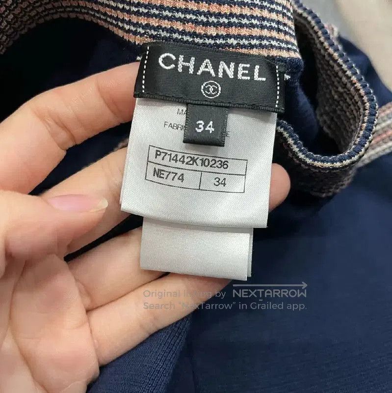 Chanel Chanel Navy Blue Women's Casual Pants . Size 23" - 5 Thumbnail