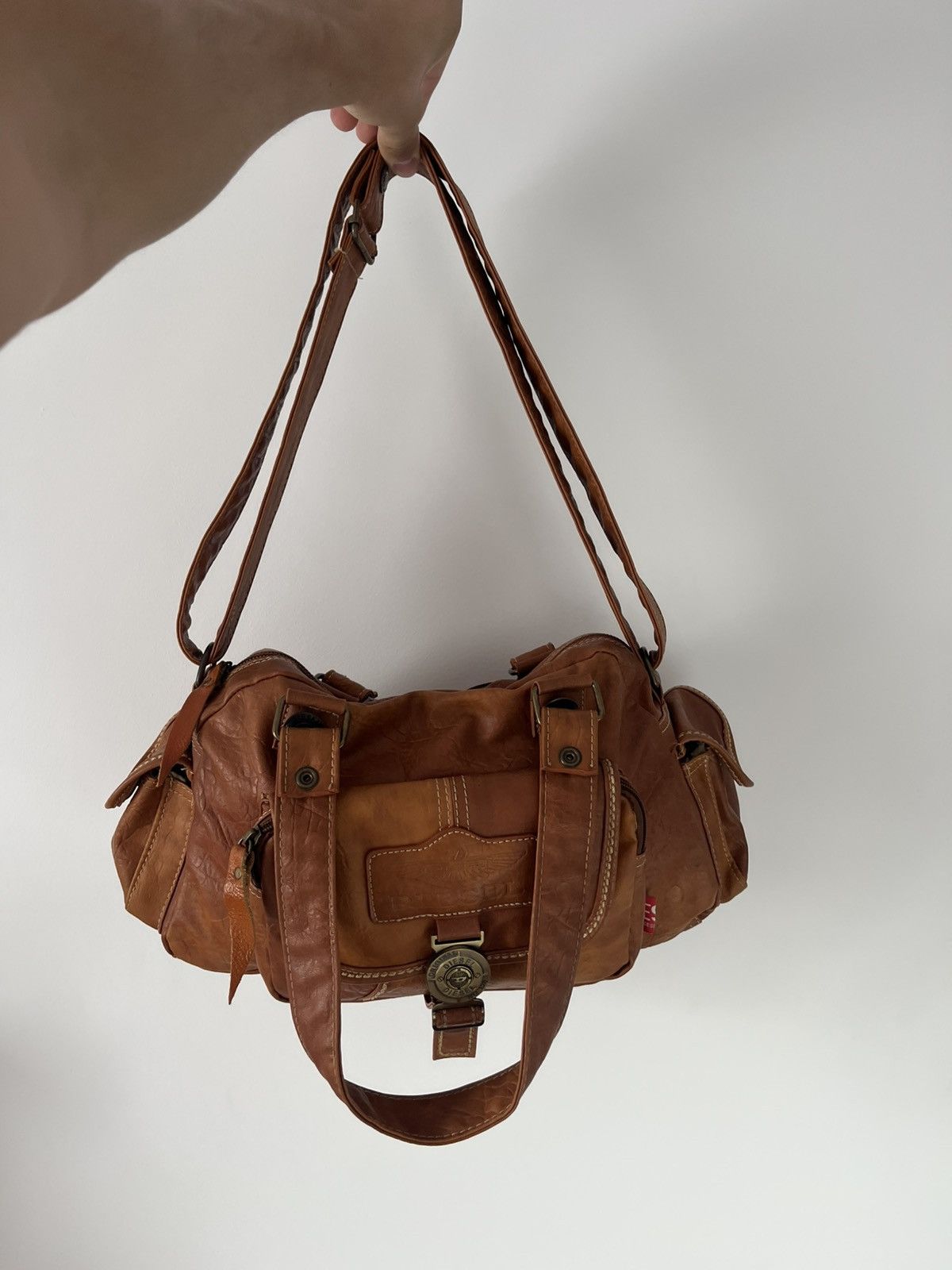 Diesel Diesel vintage y2k leather bag multiple cargo Size ONE SIZE - 3 Thumbnail