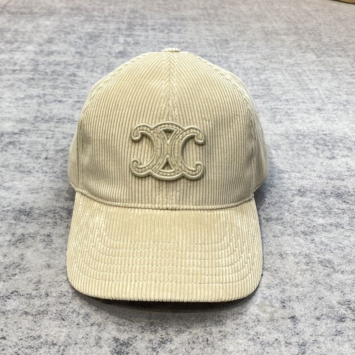 Celine CELINE Triomphe Baseball Cap In Cotton Size ONE SIZE - 1 Thumbnail