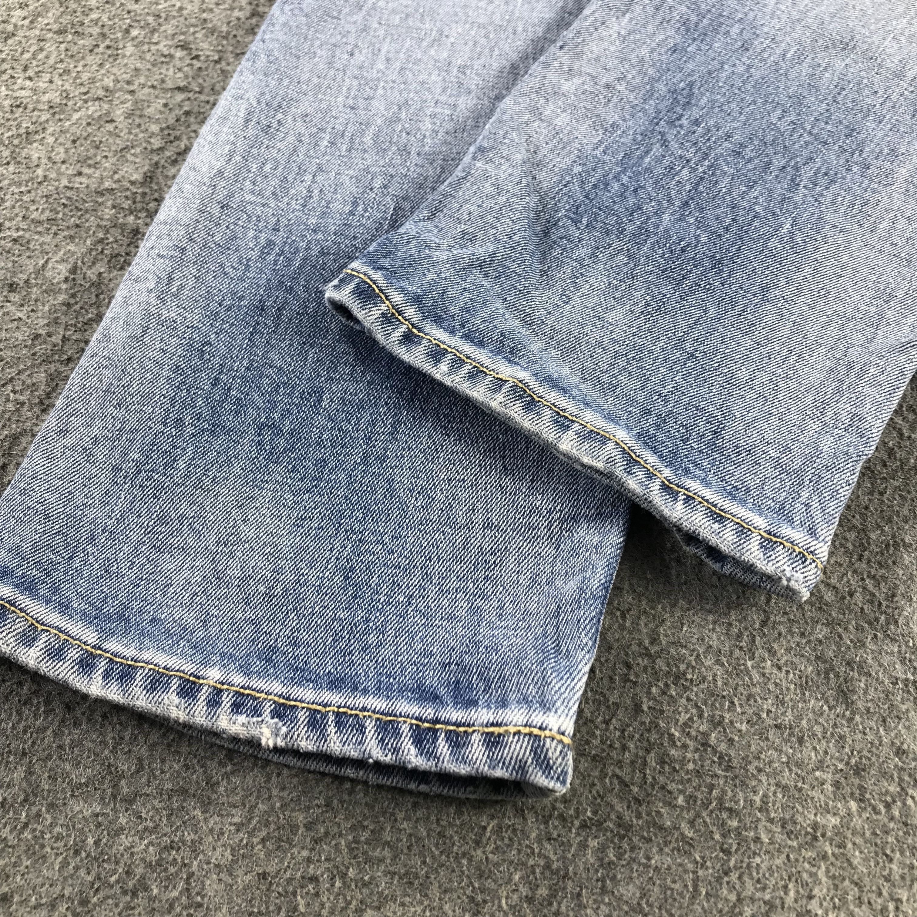 Japanese Brand Ships Selvedge Faded Blue Skinny Denim KJ3428 Size US 32 / EU 48 - 5 Thumbnail