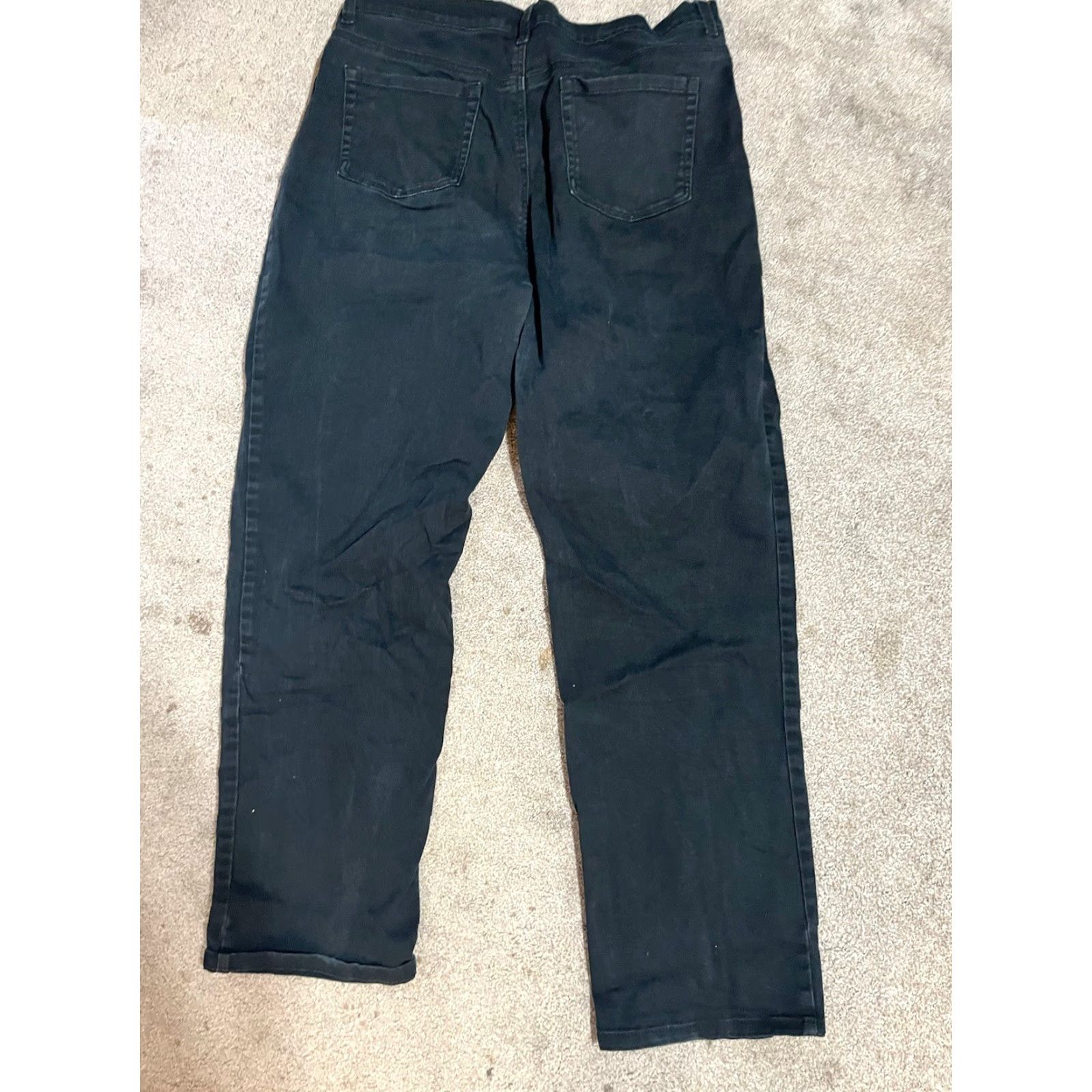 Gloria Vanderbilt Gloria Vanderbilt Jeans Women’s Black Denim Amanda Straight Leg Size 14 Casual 27in Inseam Size 36" / US 14 / IT 50 - 3 Thumbnail