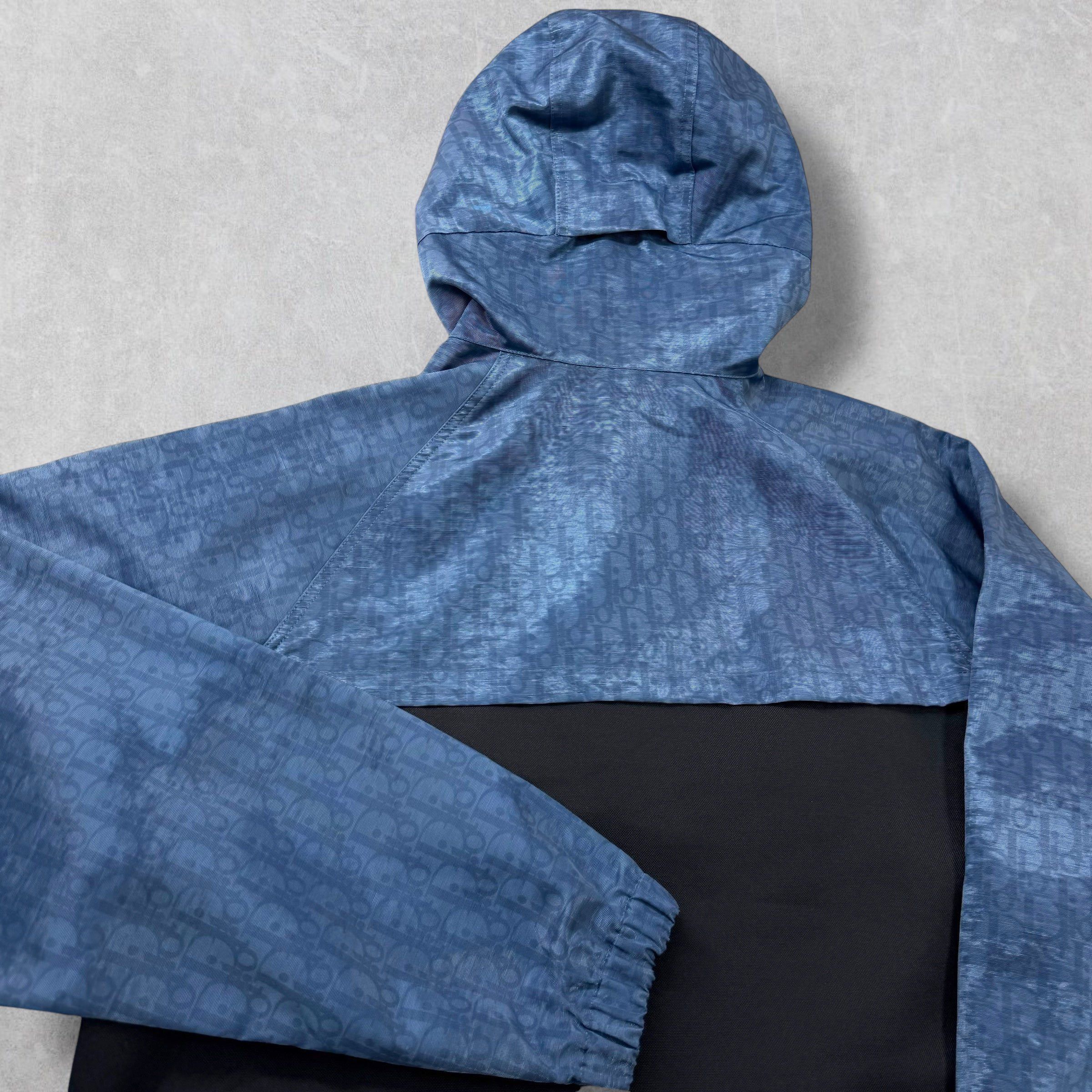 Dior Dior Oblique Hooded Anorak Blue/Black M Size US M / EU 48-50 / 2 - 4 Thumbnail