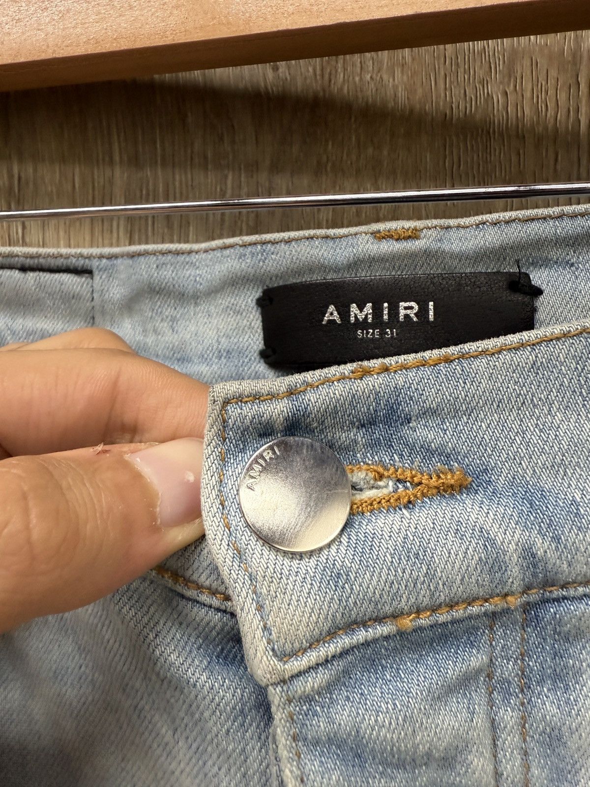 Amiri Amiri Thrasher Denim Jeans Size US 31 - 6 Thumbnail