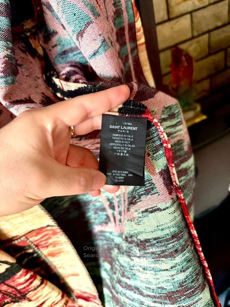 Saint Laurent Paris Saint Laurent 16SS Palm Tree Cape Jacket. Size US L / EU 52-54 / 3 - 5 Thumbnail