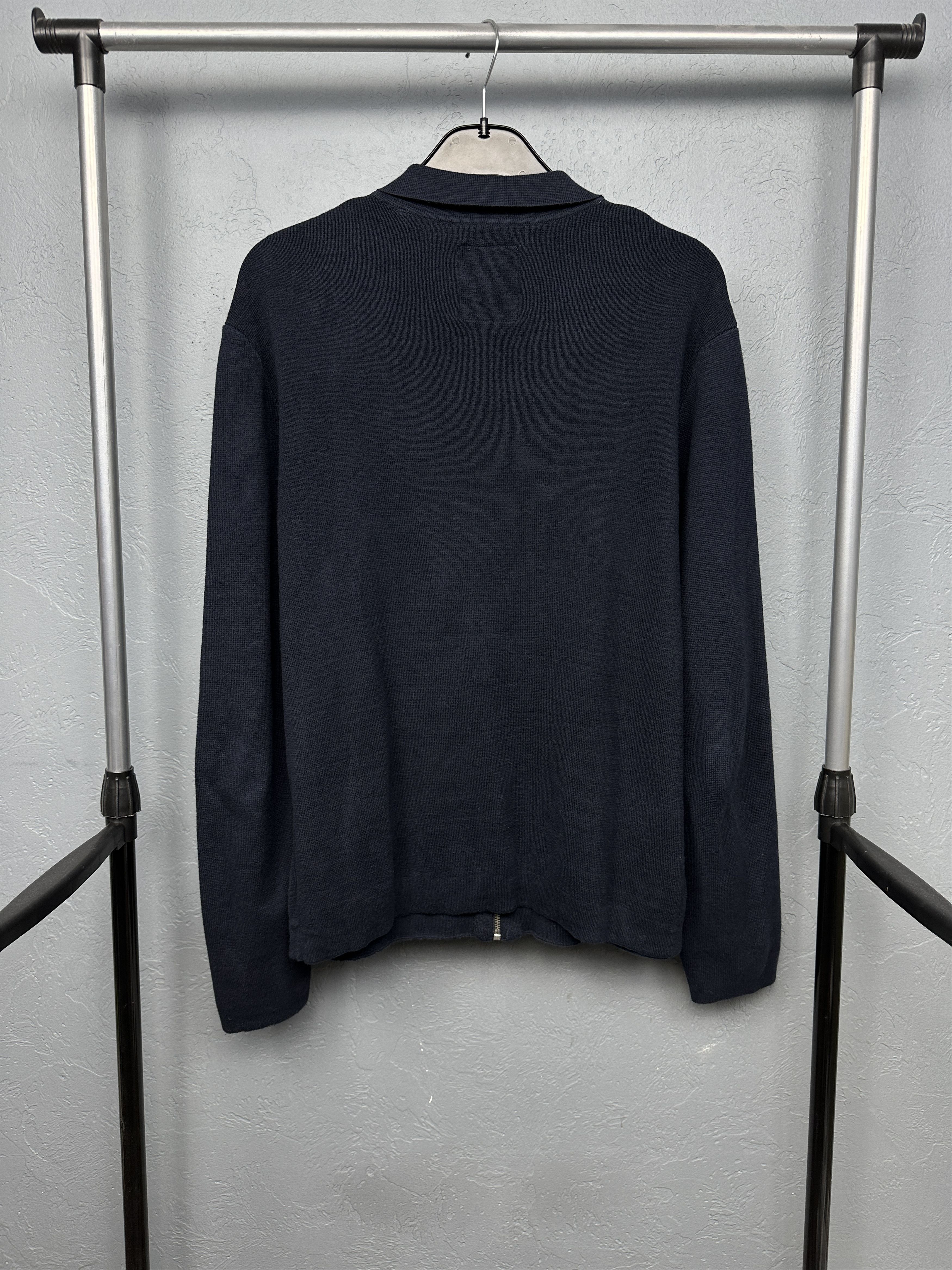 Percival Percival Mens Full Zip Knit Sweater Old Money Size US L / EU 52-54 / 3 - 5 Thumbnail