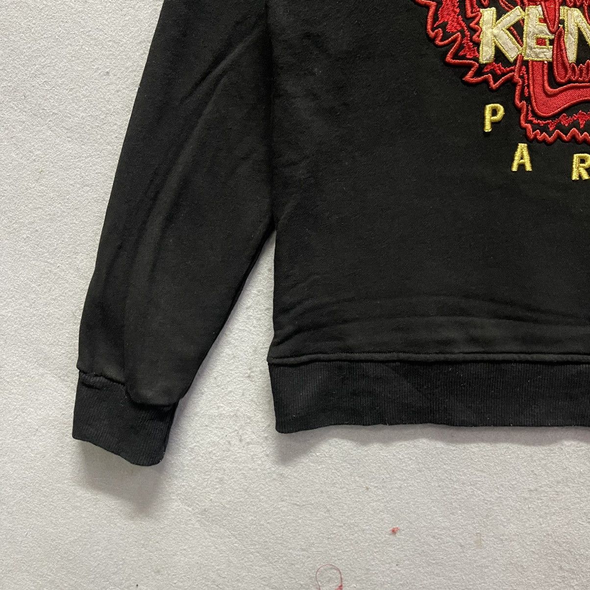 Kenzo Kenzo Paris Tiger Embroidered Black Sweatshirt Size US M / EU 48-50 / 2 - 5 Thumbnail