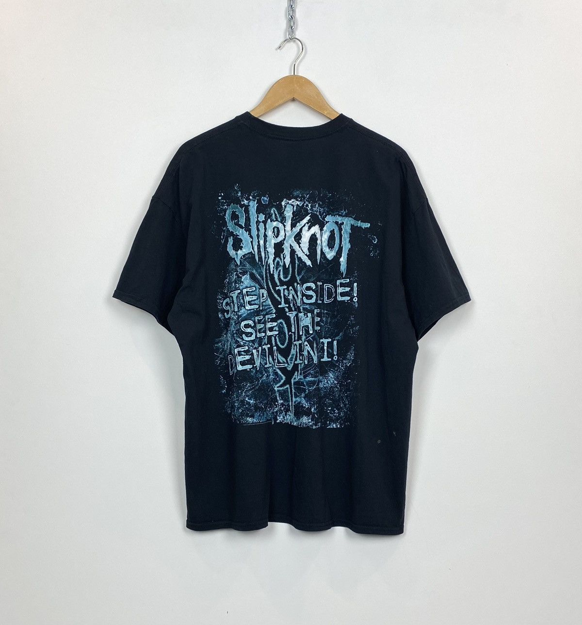 Band Tees Vintage Slipknot Rock Band Tour Tee Graphic Black Top Rare Size US XXL / EU 58 / 5 - 7 Thumbnail