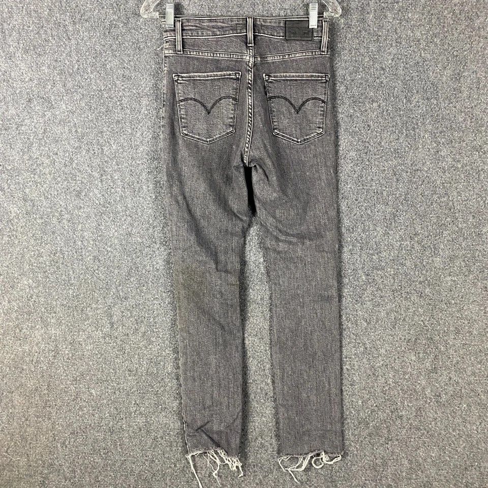 Levi's Levi's Jeans Women's 27 721 High Rise Skinny Ripped 27x30 Size 27" / US 4 / IT 40 - 5 Thumbnail