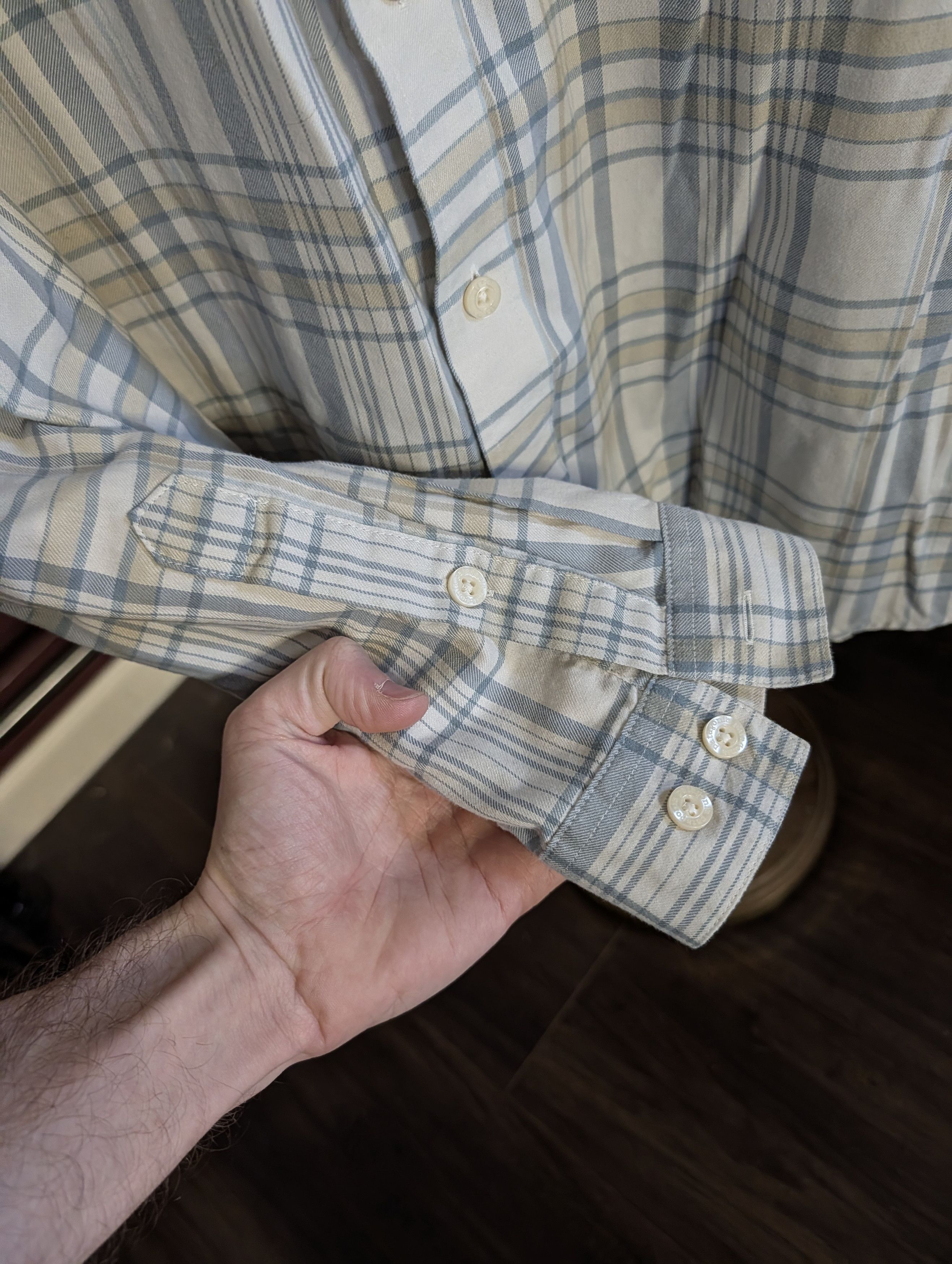 Patagonia Light flannel plaid organic dual chest pocket shirt Size US L / EU 52-54 / 3 - 6 Thumbnail
