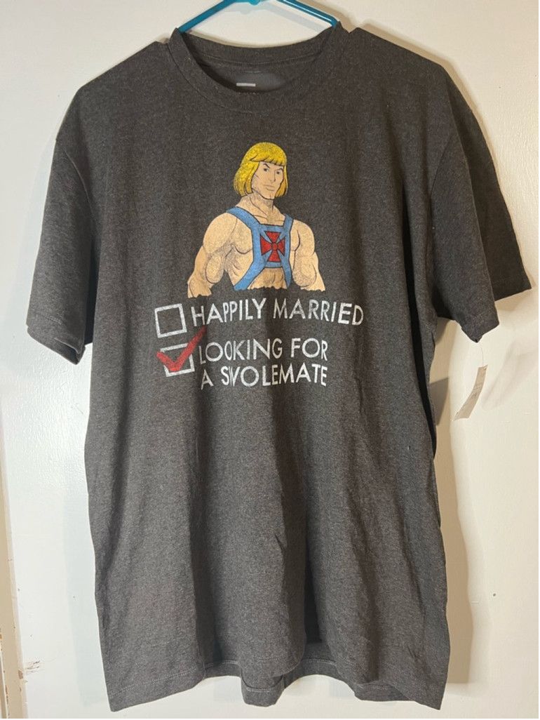 Public Opinion Men's Public Opinion Graphic T-Shirt Size L Gray Size US L / EU 52-54 / 3 - 1 Thumbnail