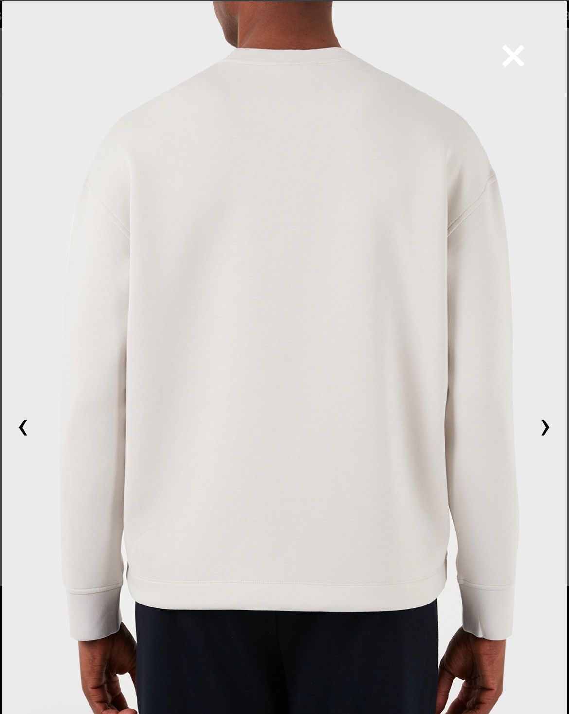 Armani × Emporio Armani Emporio Armani white cream sweater Size US L / EU 52-54 / 3 - 3 Thumbnail
