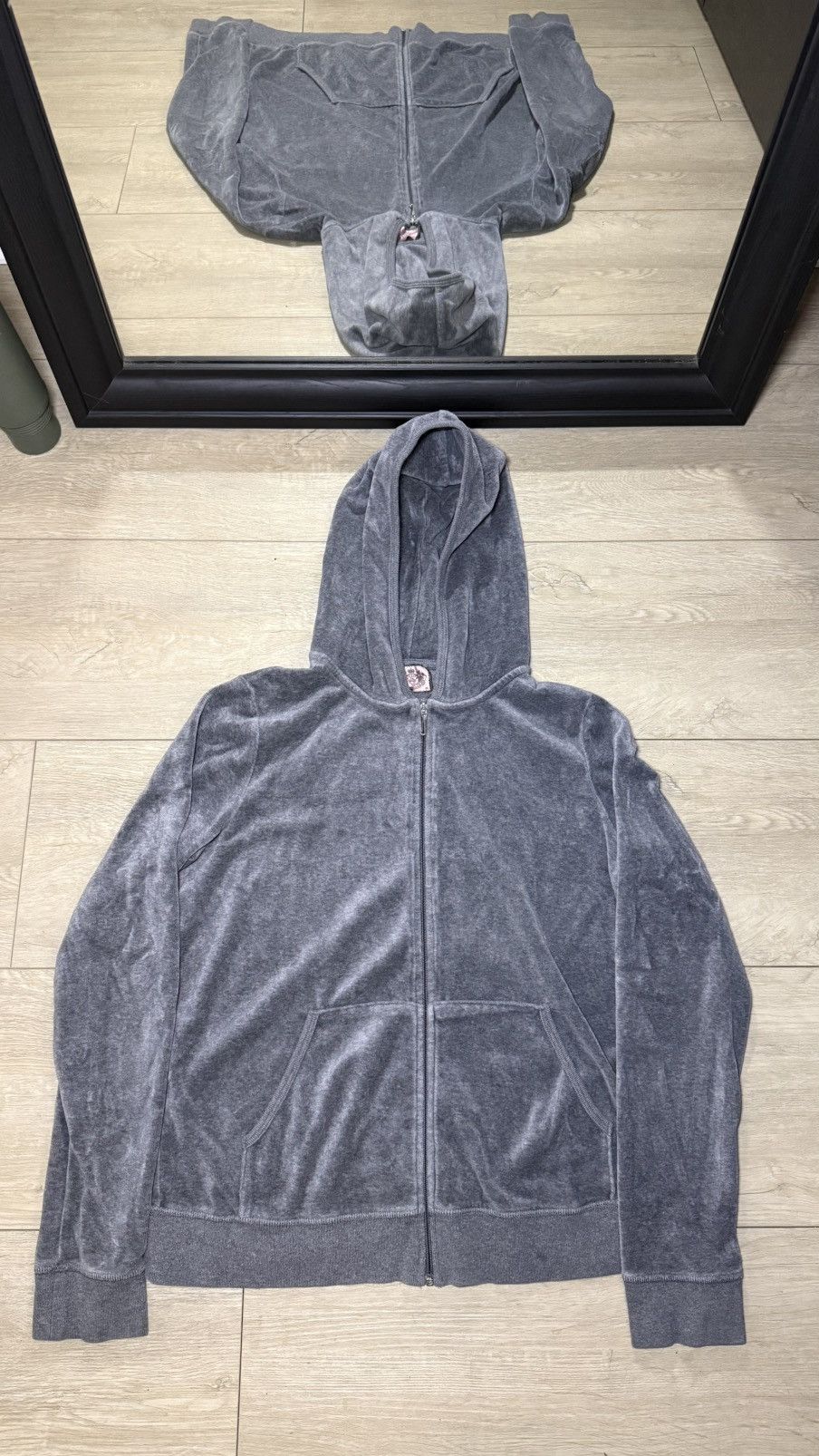 Juicy Couture Y2K 2000s Juicy Couture Rhinestone J TrackSuit Zip Up Jacket Size L / US 10 / IT 46 - 2 Thumbnail