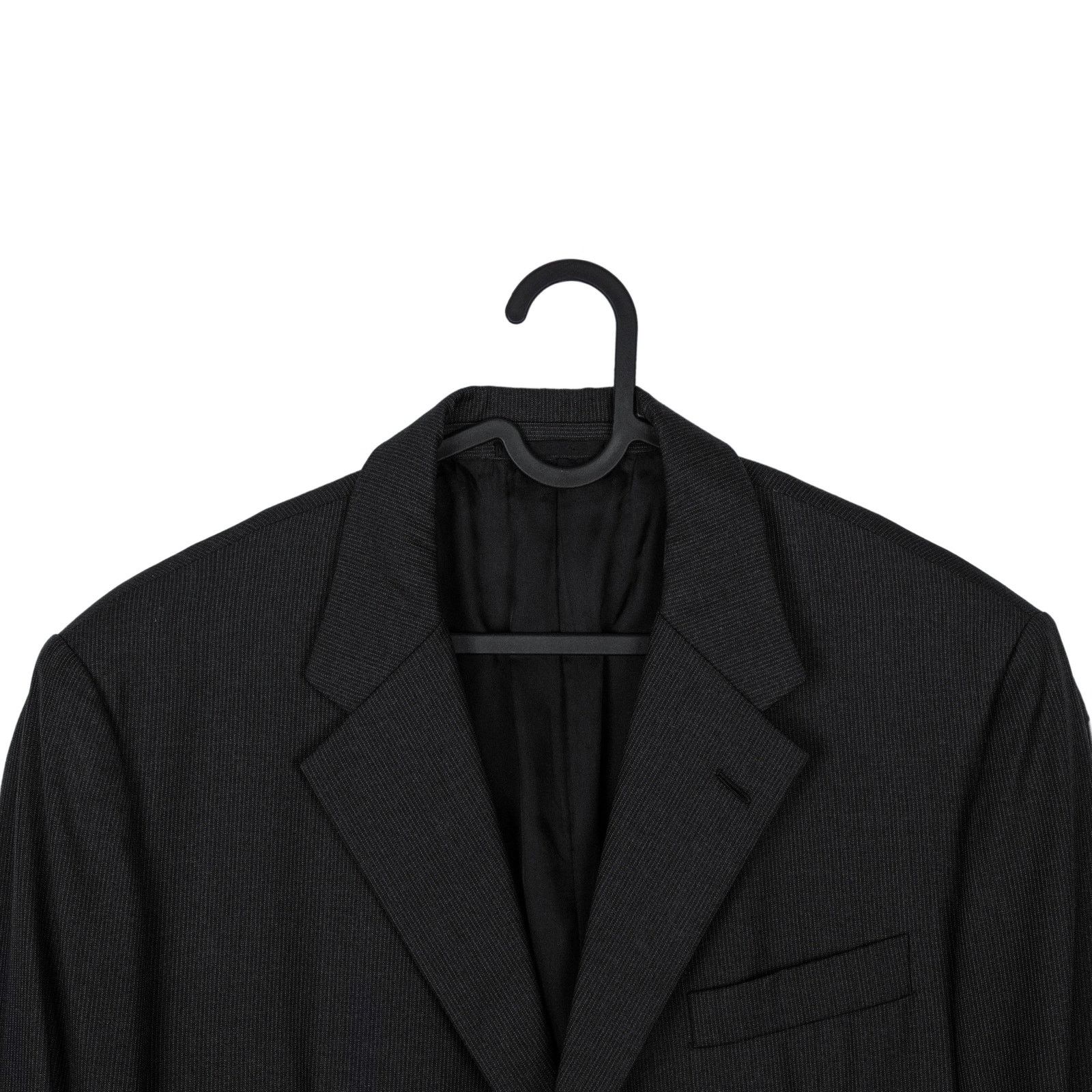 Prada Prada Milano Black Pure Virgin Wool Tailored Blazer Jacket Size US L / EU 52-54 / 3 - 3 Thumbnail