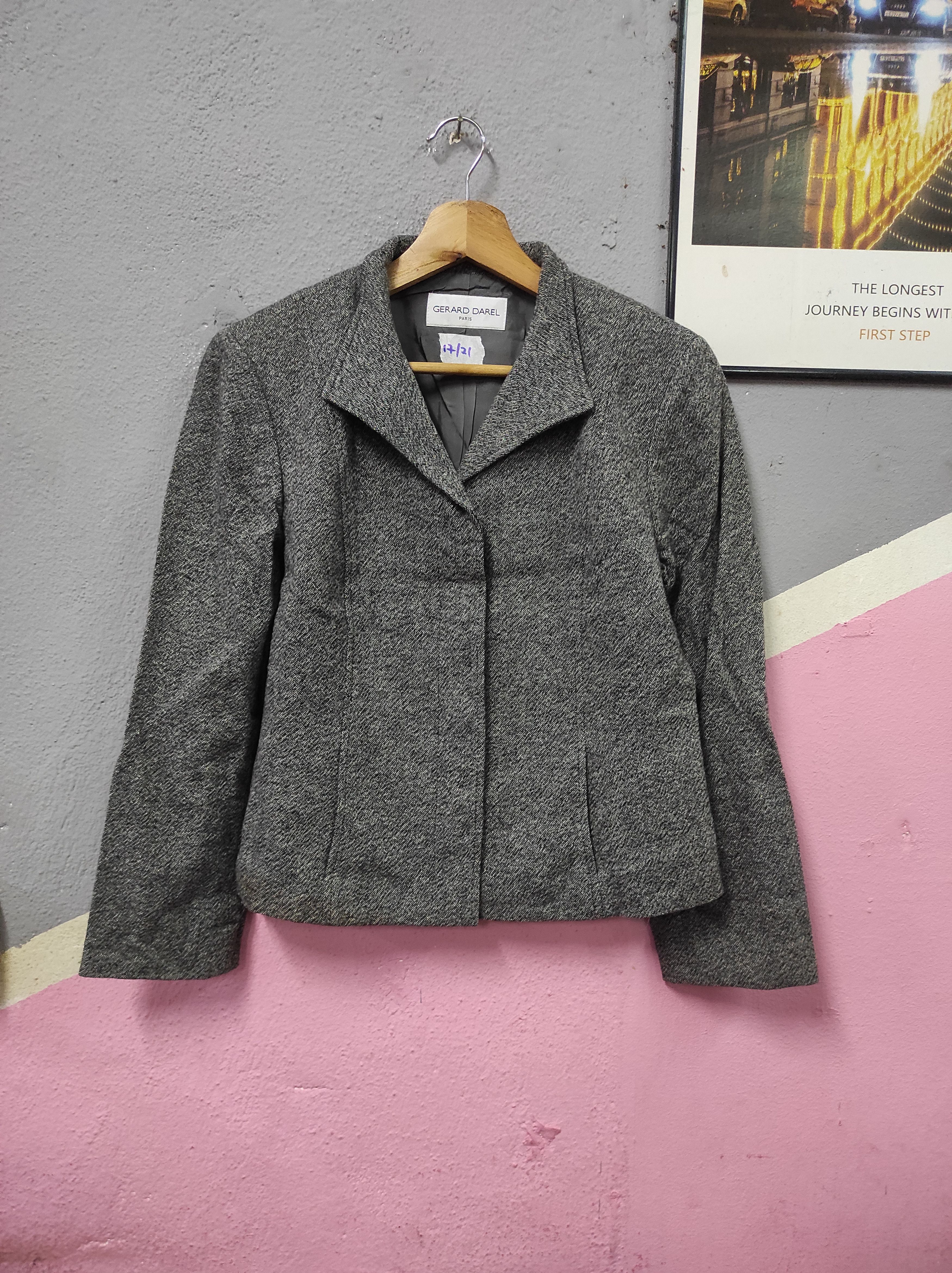 Gerard Darel GERARD DAREL PARIS BLAZER COAT Size XS / US 0-2 / IT 36-38 - 1 Thumbnail