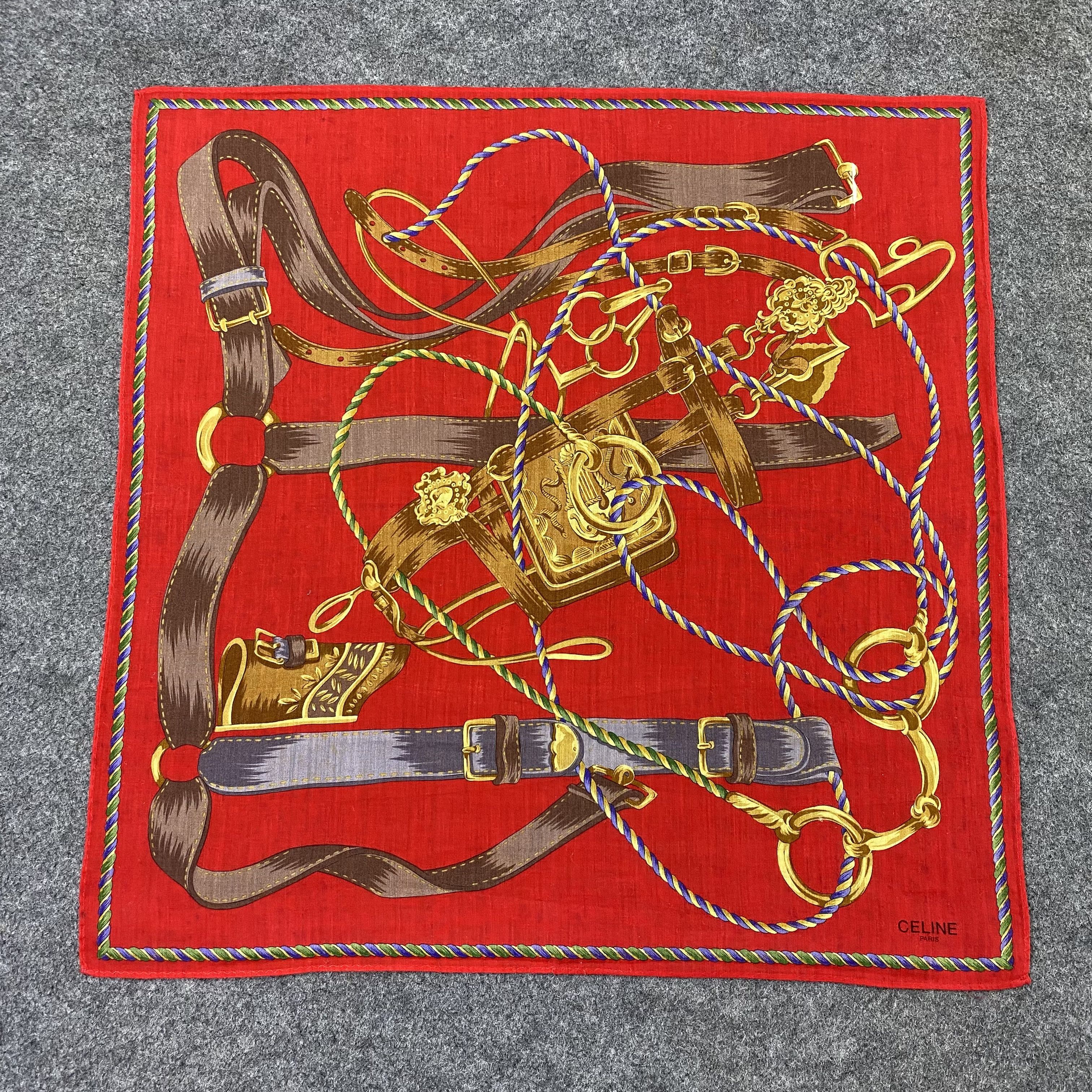 Celine Celine Handkerchief / Bandana / Neckerchief-B2183 Size ONE SIZE - 3 Thumbnail