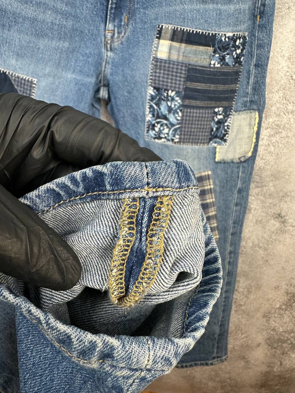 Lauren Ralph Lauren Lauren Ralph Lauren Patchwork Bandana Denim Jeans Pants Size 28" / US 6 / IT 42 - 8 Thumbnail