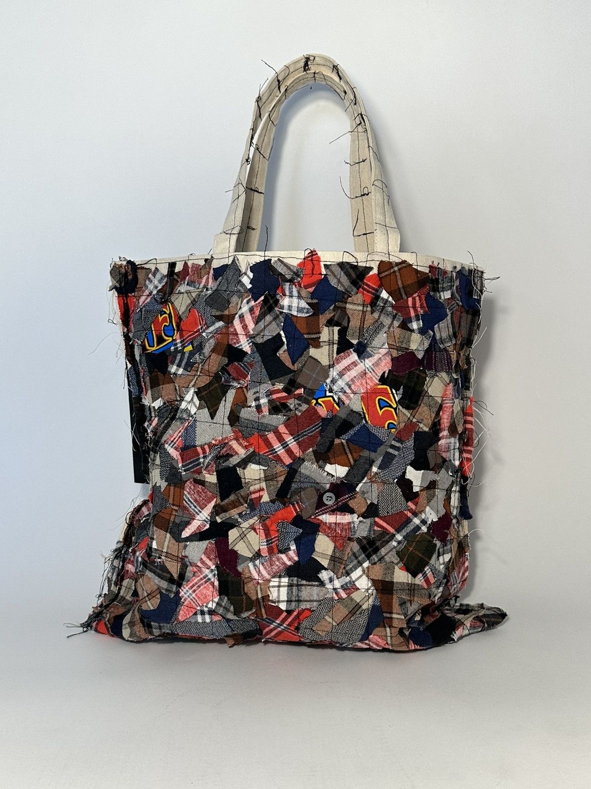 Handmade × Vintage “Patchwork” Tote Bag by Fathomtheidea Size ONE SIZE - 2 Thumbnail