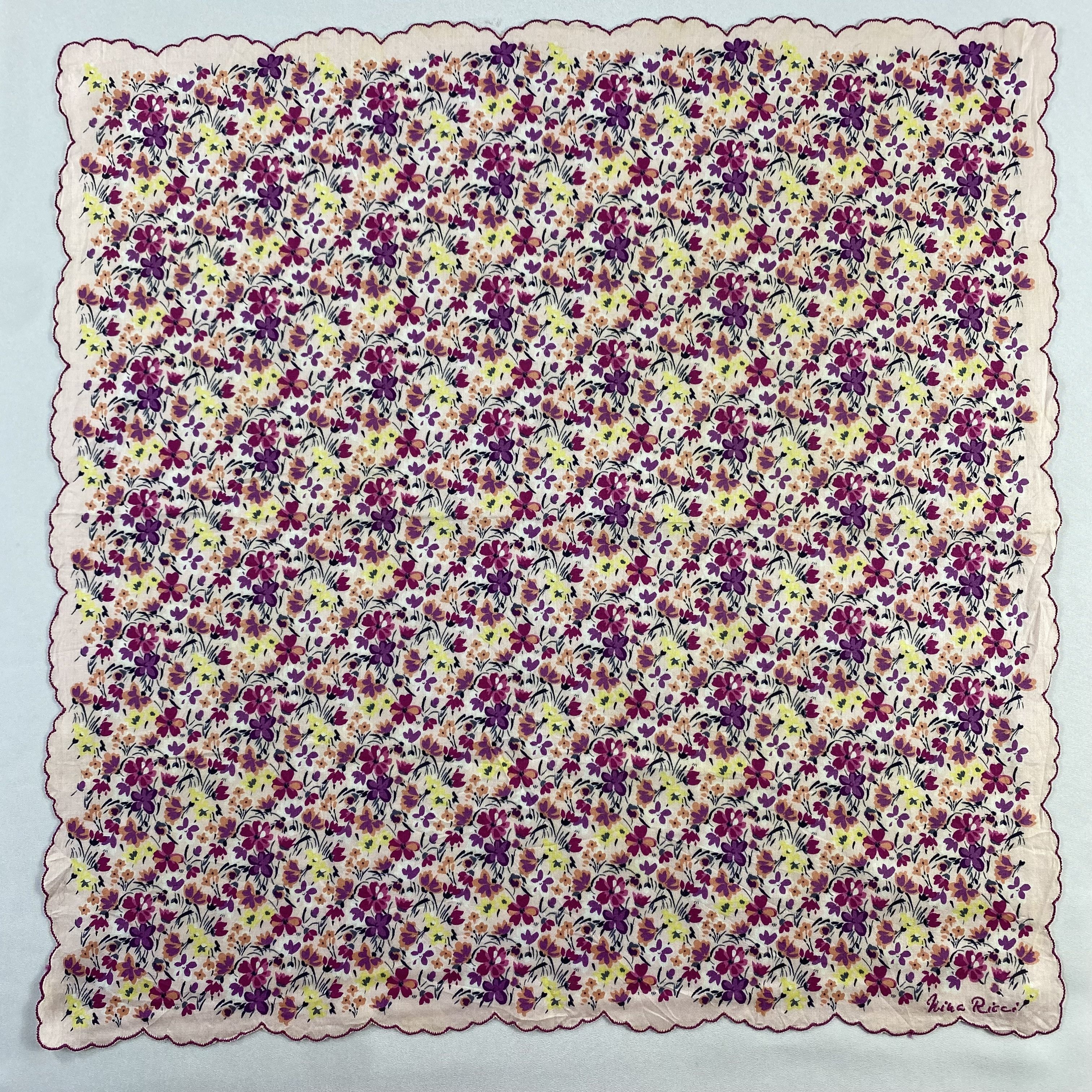 Nina Ricci × Vintage Nina Ricci Handkerchief / Neckerchief / Bandana-P626 Size ONE SIZE - 1 Thumbnail