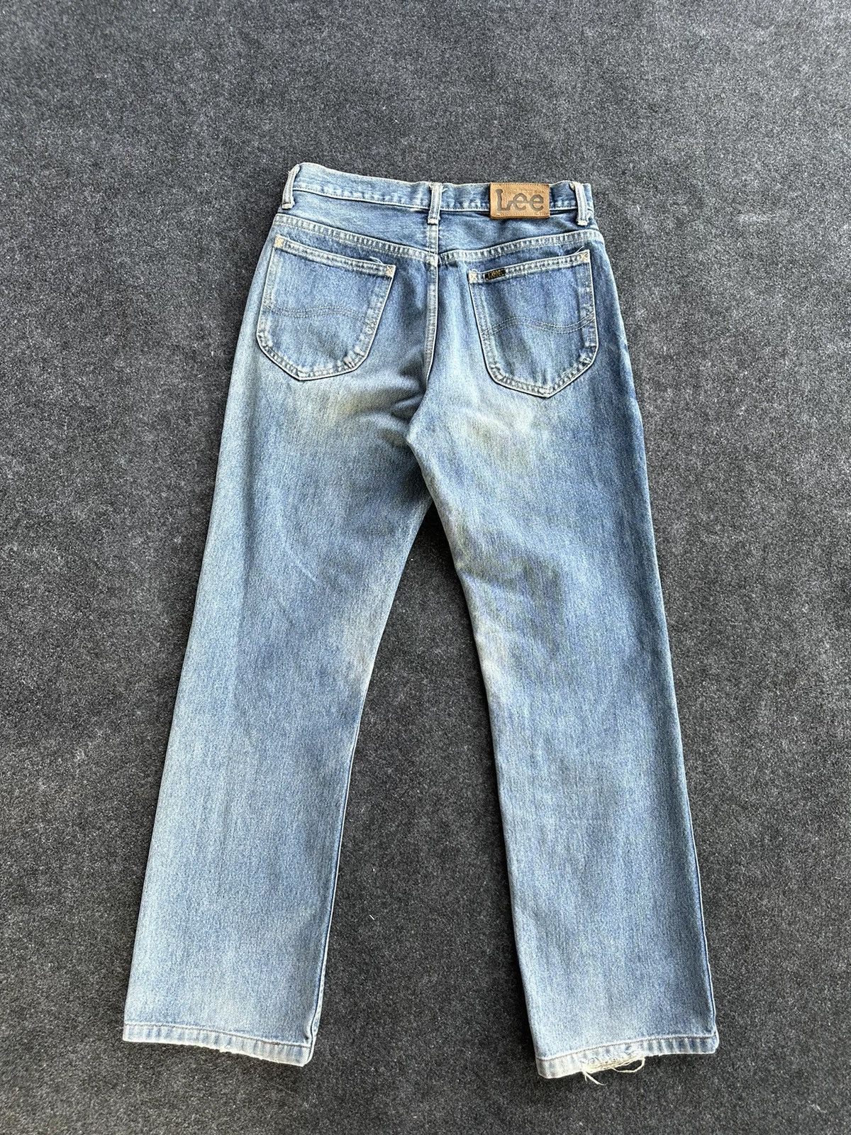 Lee × Vintage Vintage Lee Rider Sanforized 1970s Blue Wash Denim F85 Size US 28 / EU 44 - 2 Thumbnail
