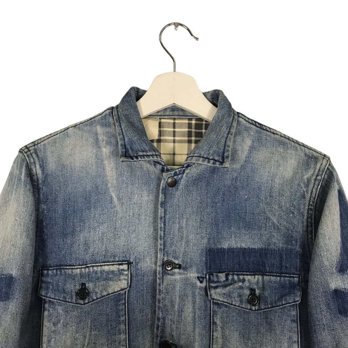 N.Hoolywood 🔥 N.HOLLYWOOD DYED DENIM JACKET MADE IN JAPAN Size US S / EU 44-46 / 1 - 4 Thumbnail