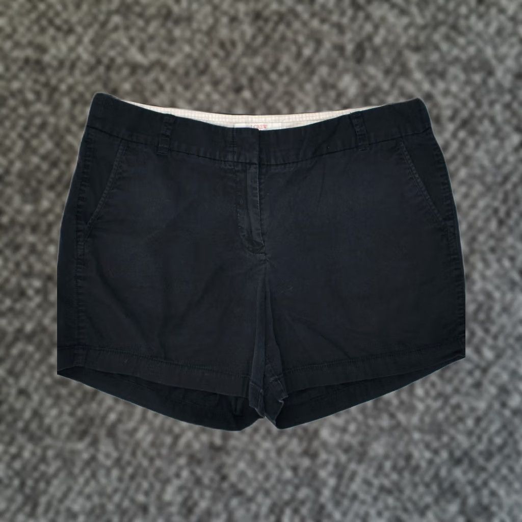 J.Crew J. CREW Womens Chino Shorts US 12 Large W34 Black Cotton Size 36" / US 14 / IT 50 - 1 Thumbnail
