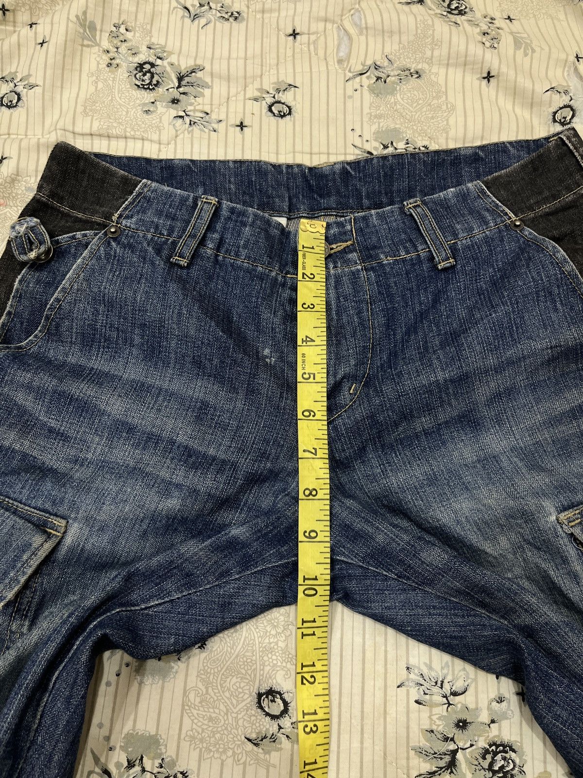 Le Grande Bleu (L.G.B.) 🔥🔥🔥ARCHIVE PPFM PATCHWORK DENIM Size US 33 - 25 Thumbnail