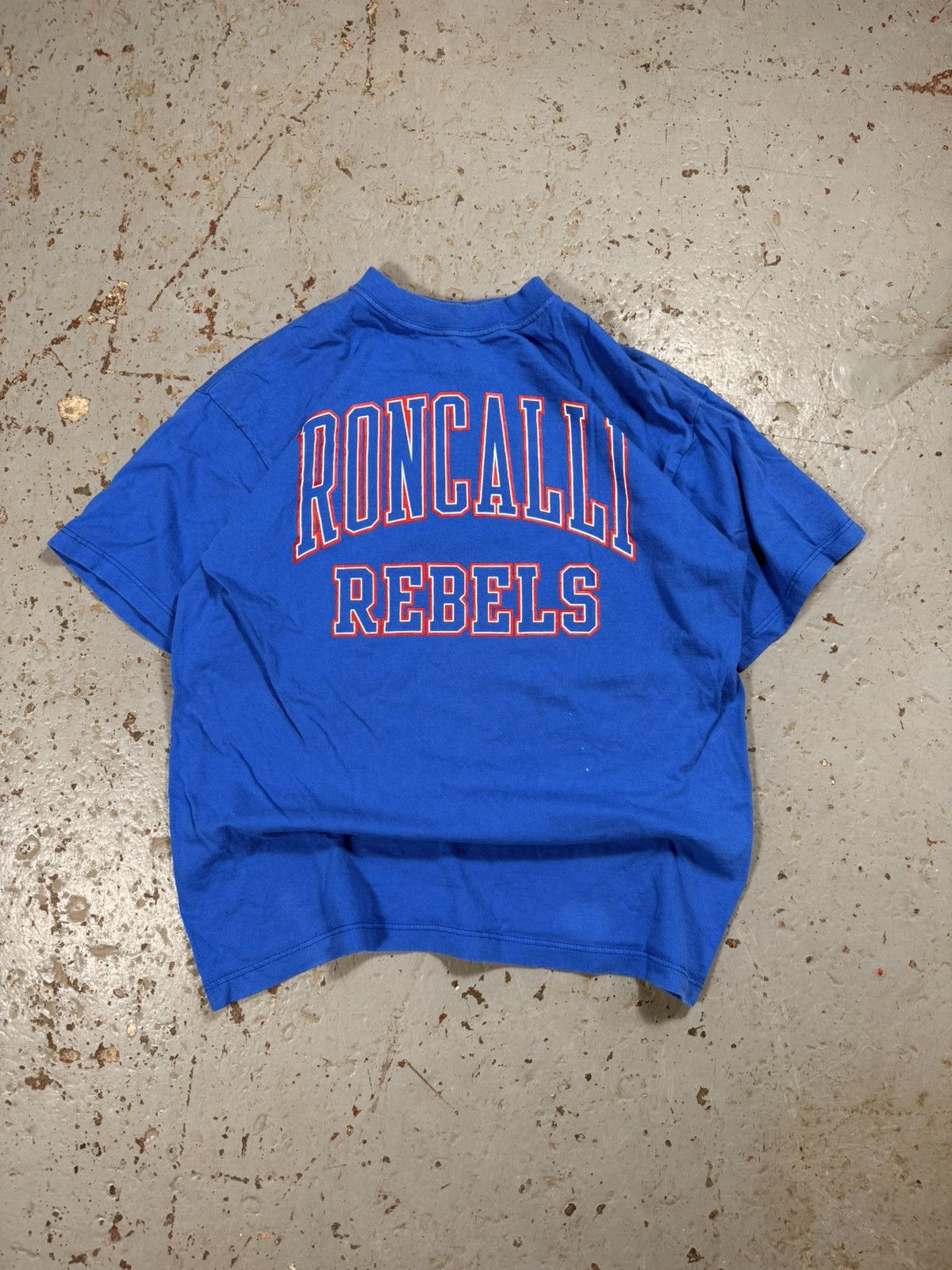 Vintage Vintage Roncalli Rebels Tee / College / Sports Size US L / EU 52-54 / 3 - 1 Thumbnail