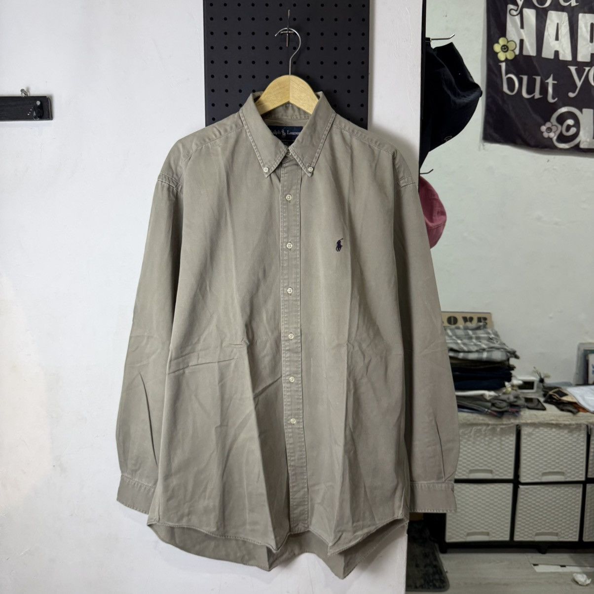 Ralph Lauren Ralph Lauren beige button shirt Size US XXL / EU 58 / 5 - 1 Thumbnail