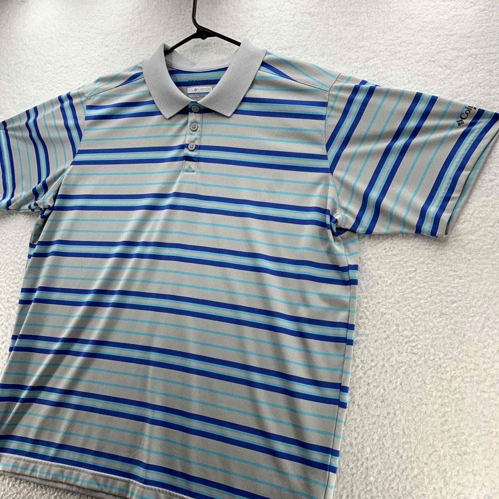 Vintage Columbia PFG Polo Shirt Mens XL Omni Wick Fishing Hiking Camping Dad Gray Size US XL / EU 56 / 4 - 2 Thumbnail