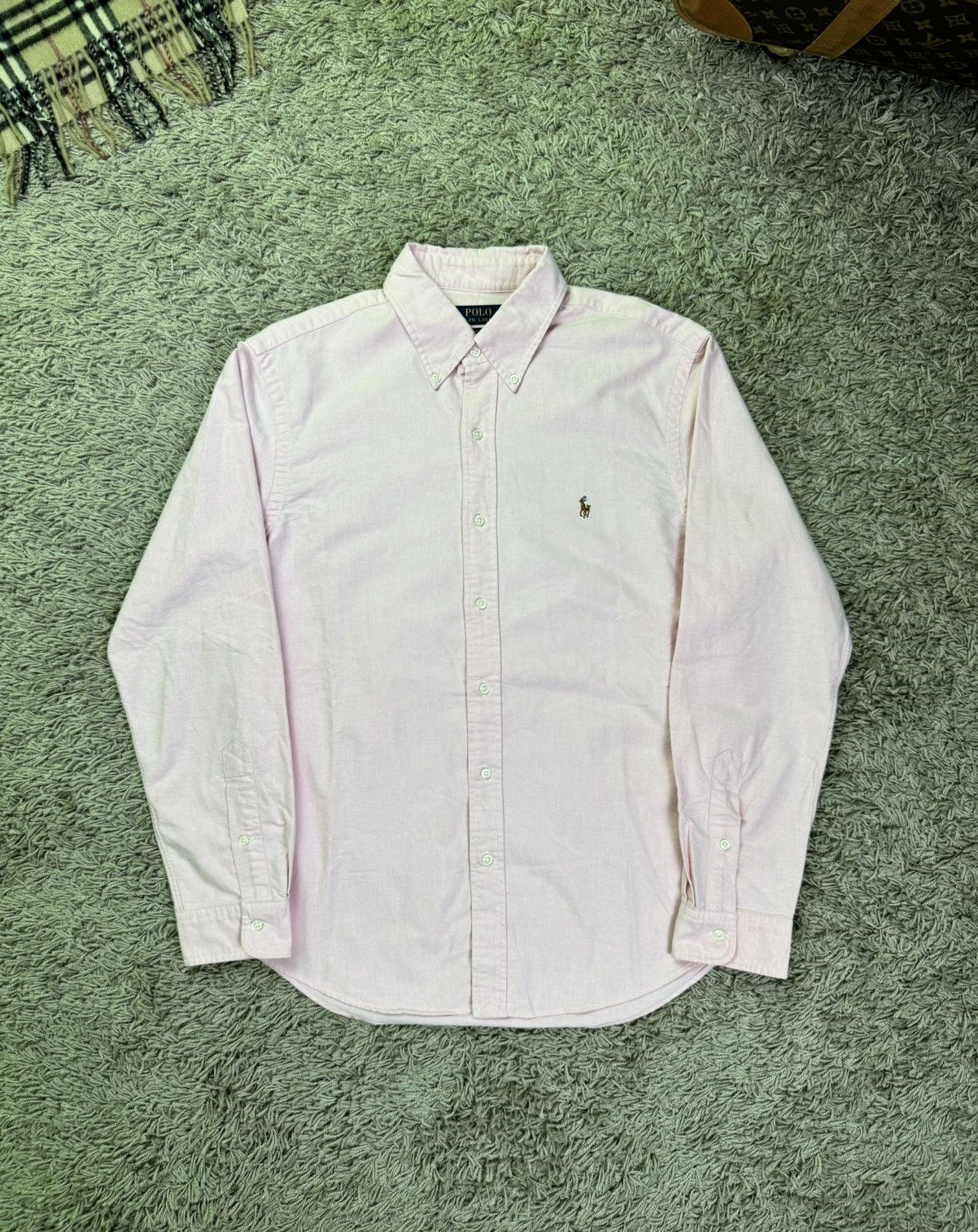 Polo Ralph Lauren Pink shirt Polo Ralph Lauren Oxford original old money item Size US L / EU 52-54 / 3 - 1 Thumbnail
