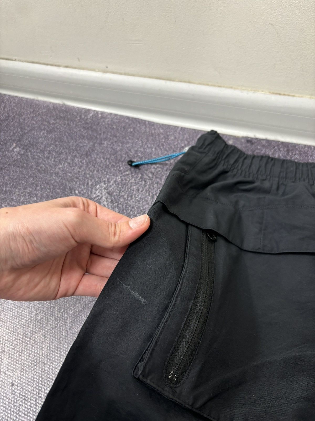 Nike Vintage Nike Air Y2K 0.0.9 Rare Tech Black Baggy Track Pants Size US 32 / EU 48 - 24 Thumbnail