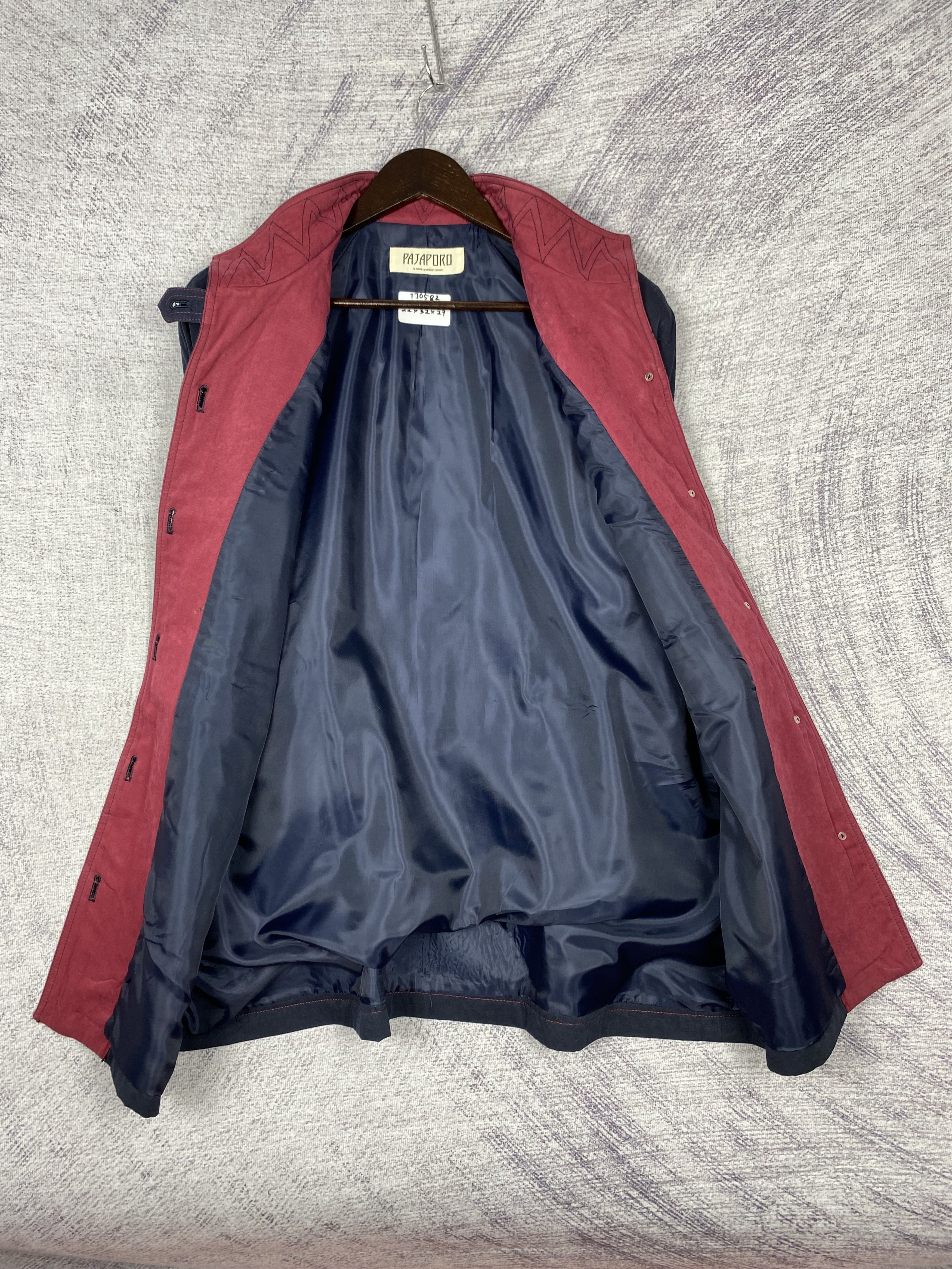 Japanese Brand Vintage Japanese Pajaporo Canvas Chore Jacket Blue Overcoat Size US L / EU 52-54 / 3 - 6 Thumbnail