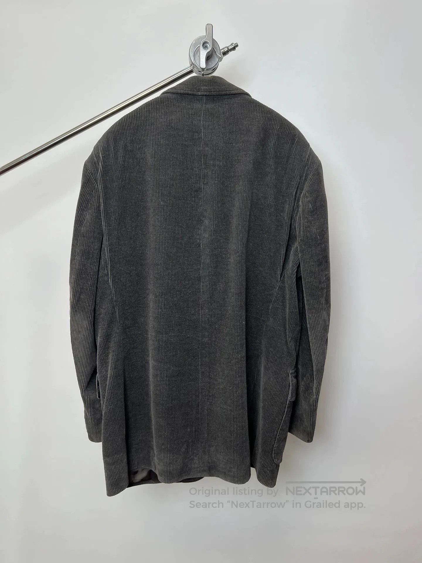Yohji Yamamoto Gray Corduroy Blazer . Size US M / EU 48-50 / 2 - 5 Thumbnail