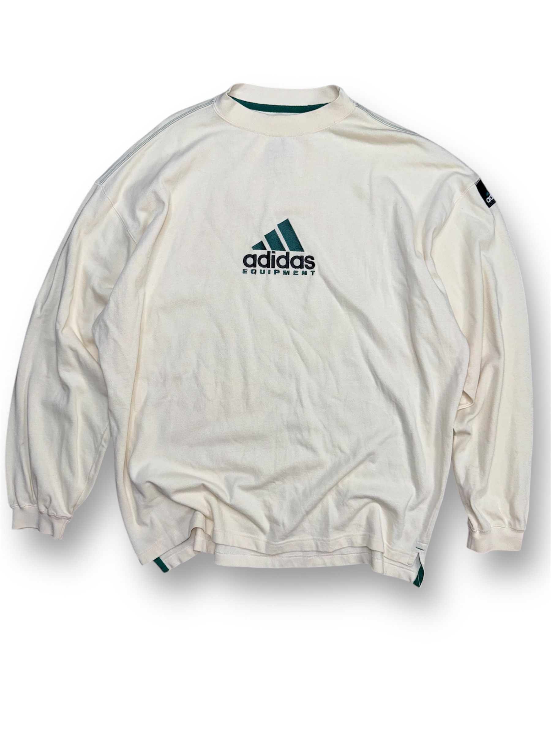 Adidas × Equipment × Vintage Adidas Equipment Vintage Crewneck retro sweatshirt y2k Size US XL / EU 56 / 4 - 1 Thumbnail